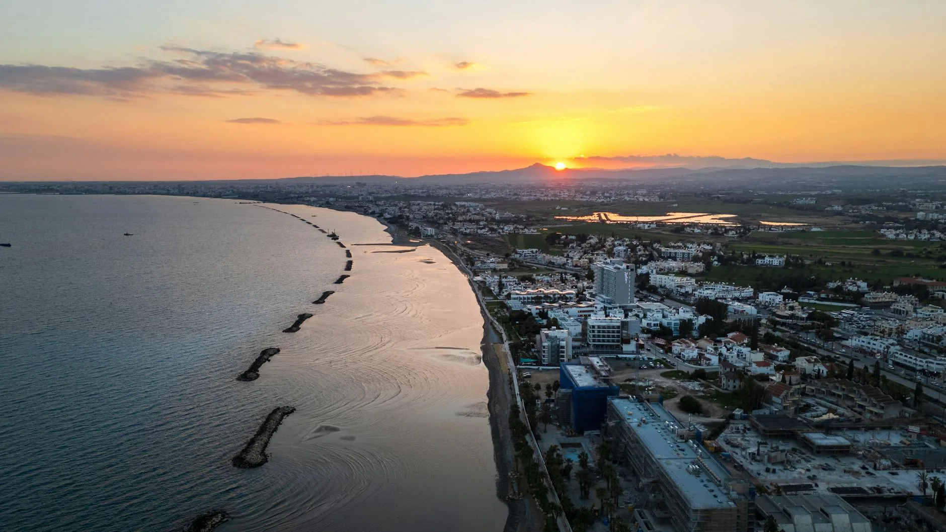 Vue de Limassol, capitale des affaires de Chypre