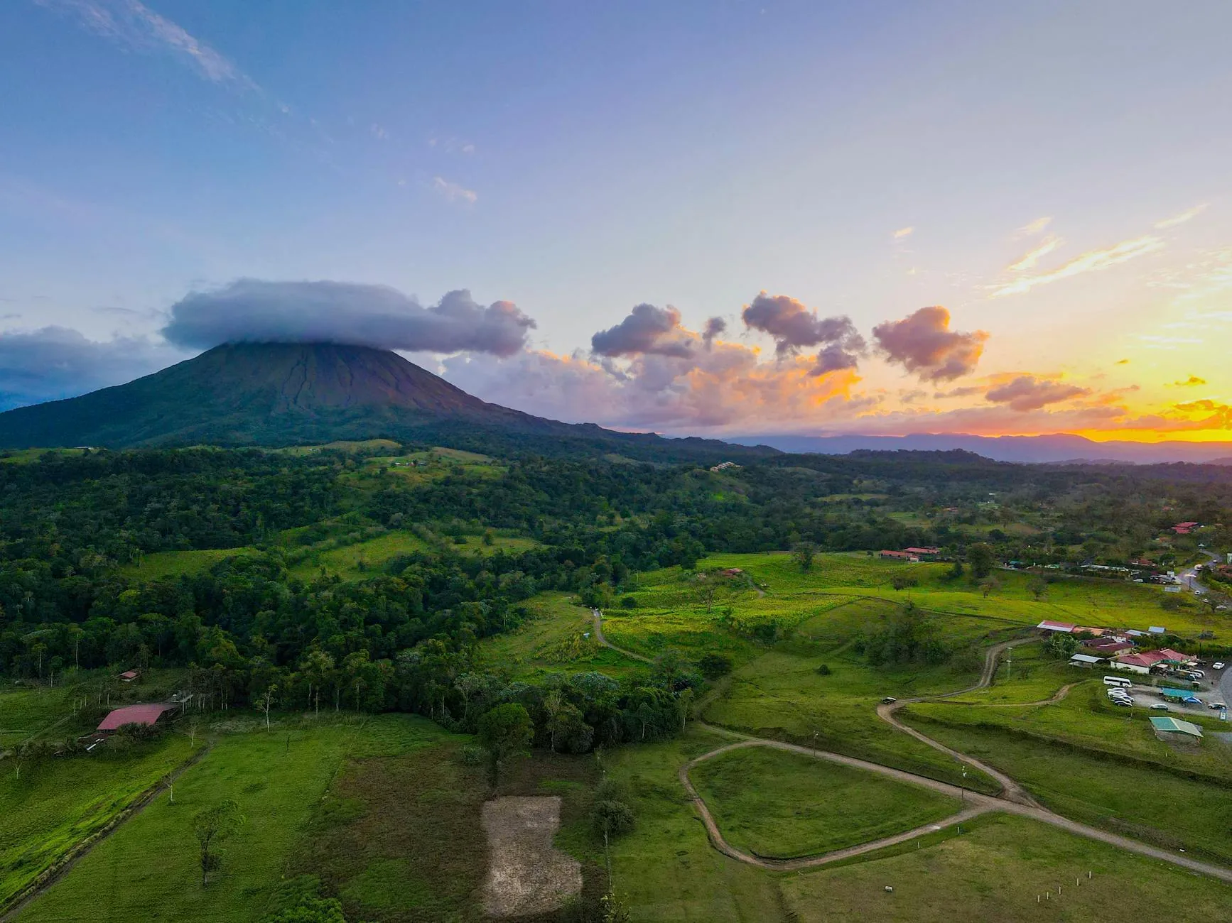 Vue du parc La Sabana à San José, Costa Rica