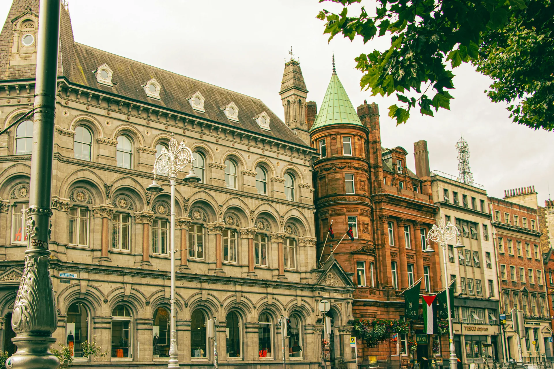 View of Dublin and the River Liffey, Ireland