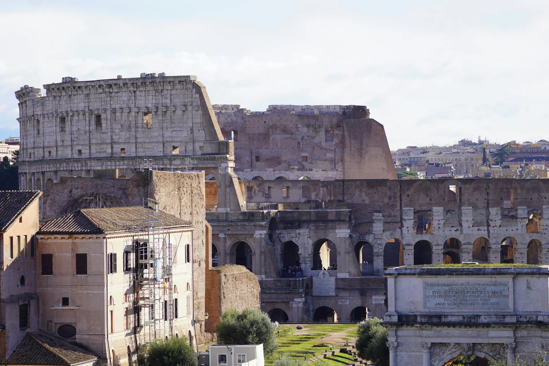 View of Rome, capital of Italy