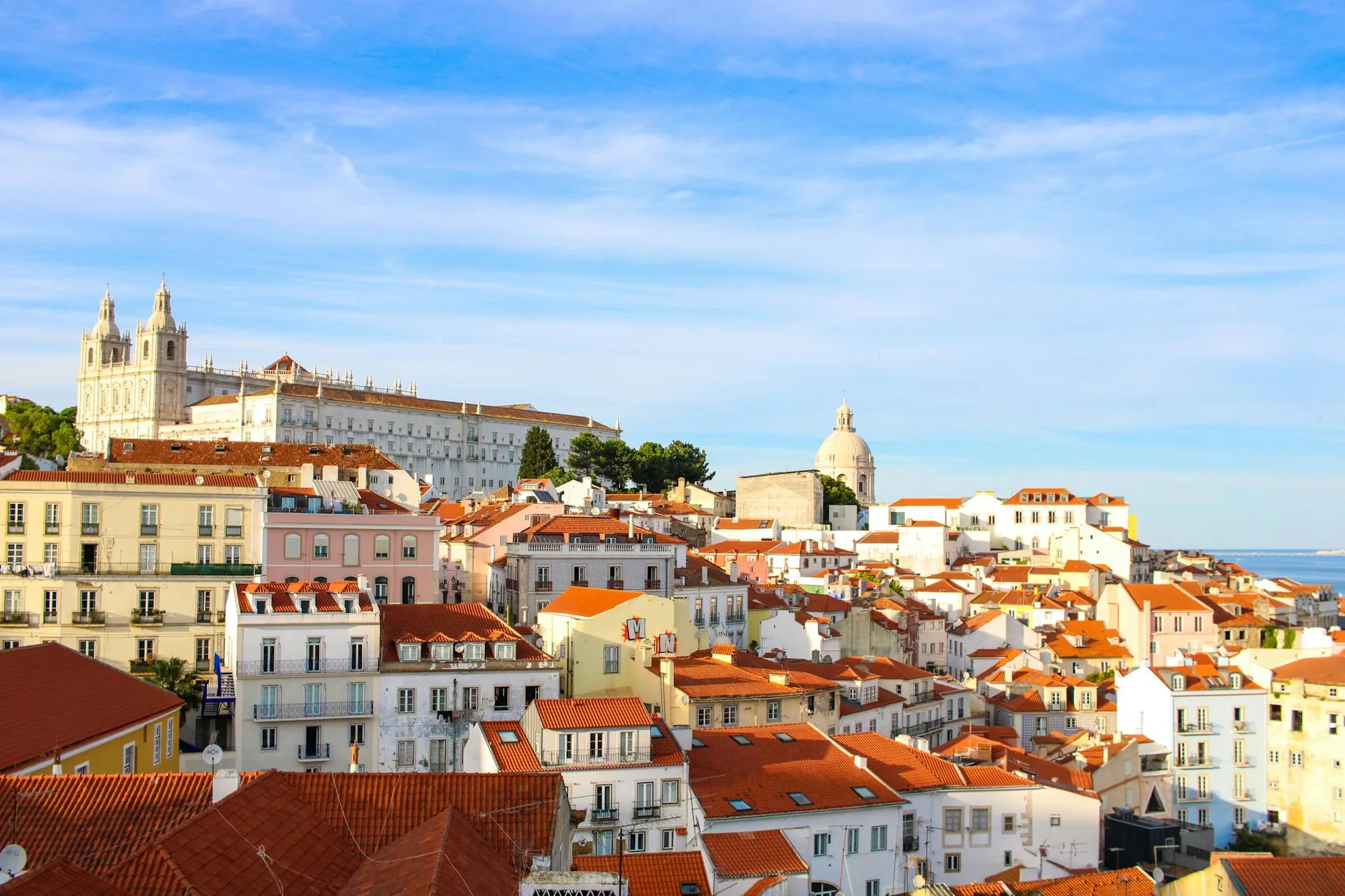 Vue de Lisbonne, capitale du Portugal